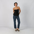 Blue Y2K Straight Jeans (M)