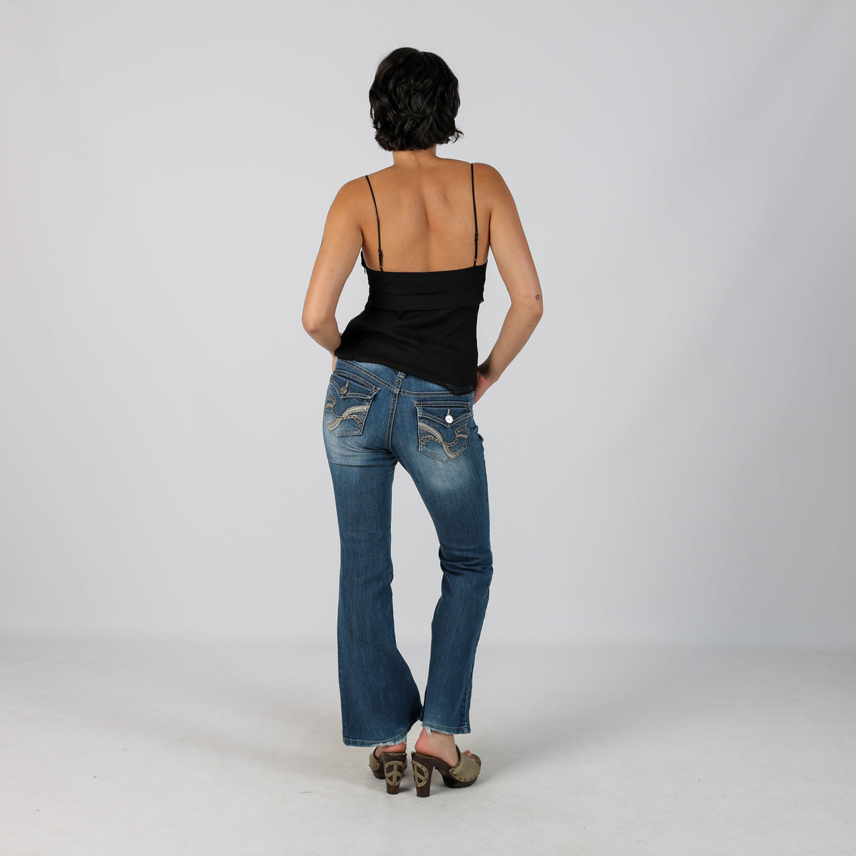 Blue Y2K L.E.I. Flare Jeans (S)