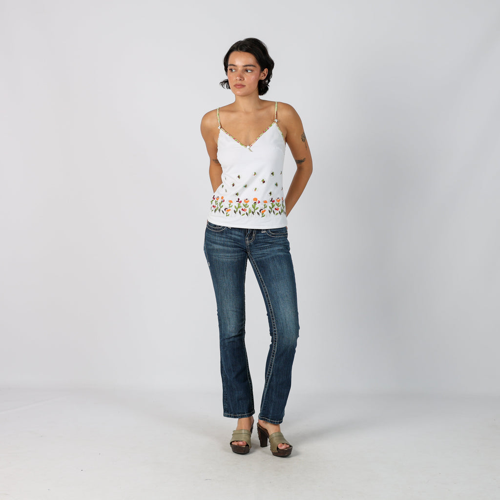 Blue Y2K Bootcut Jeans (XS)