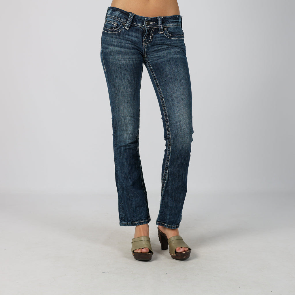 Blue Y2K Bootcut Jeans (XS)