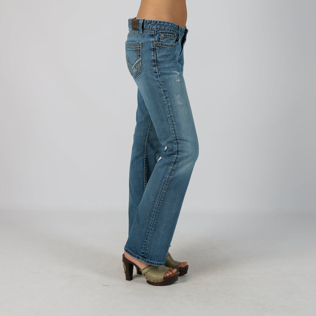 Blue Y2K Bootcut Jeans (M)