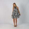 Black Y2K Morgan Woven Mini Dress (L)