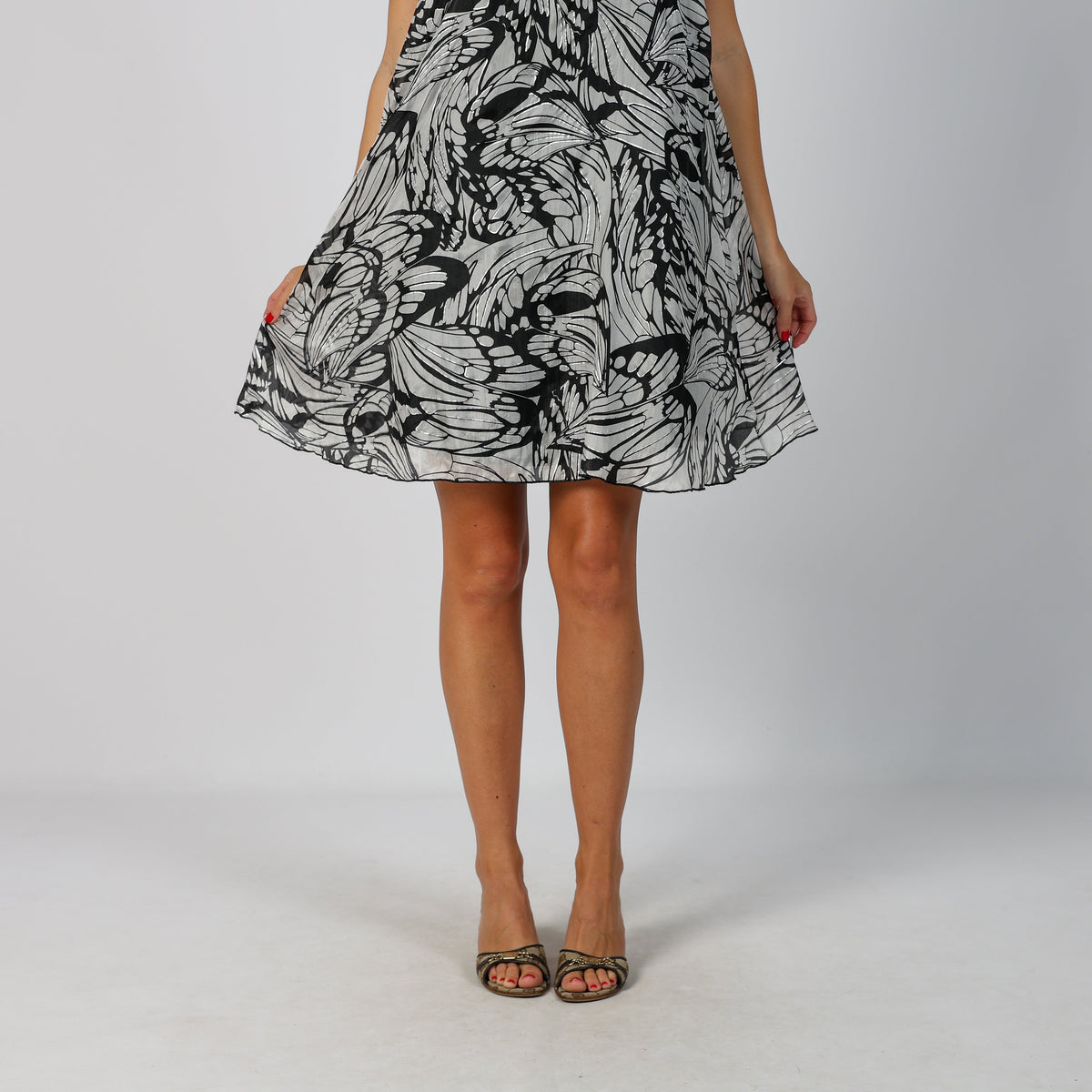 Black Y2K Morgan Woven Mini Dress (L)