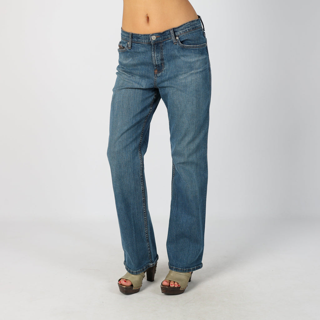 Blue Y2K Bootcut Jeans (M)
