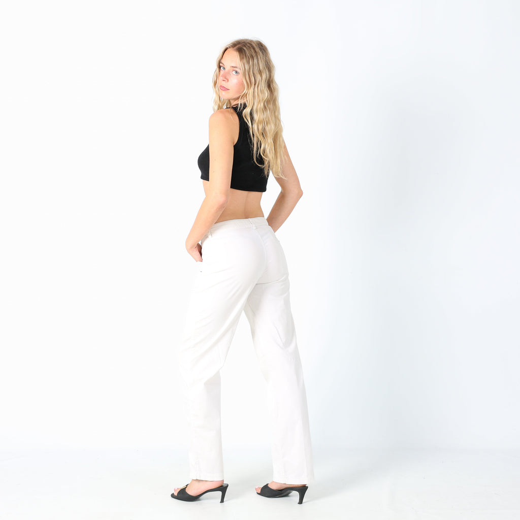 Ivory 90s C.P Company Woven Trousers (10)