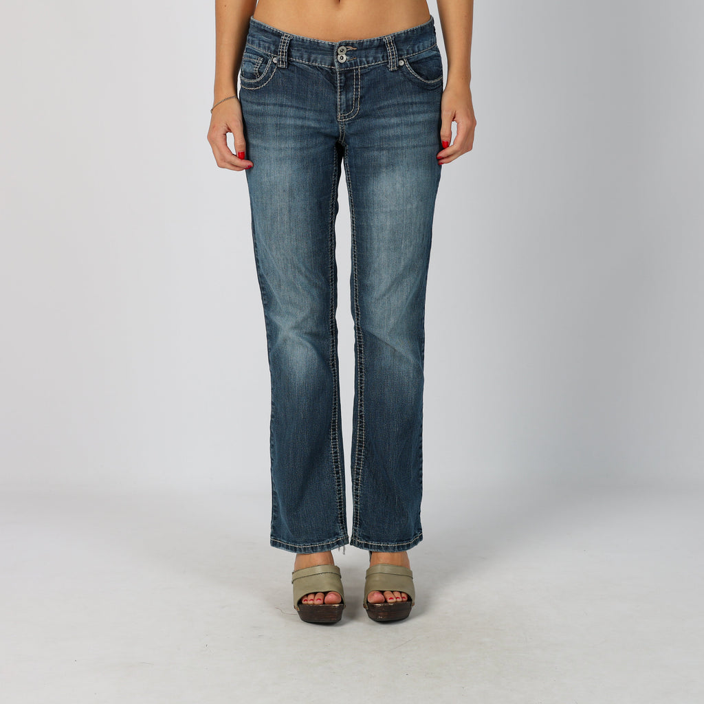 Blue Y2K Maurices Bootcut Jeans (S)