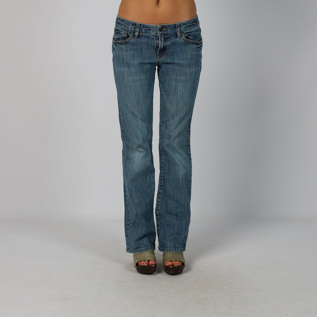 Blue Y2K Bootcut Jeans (M)