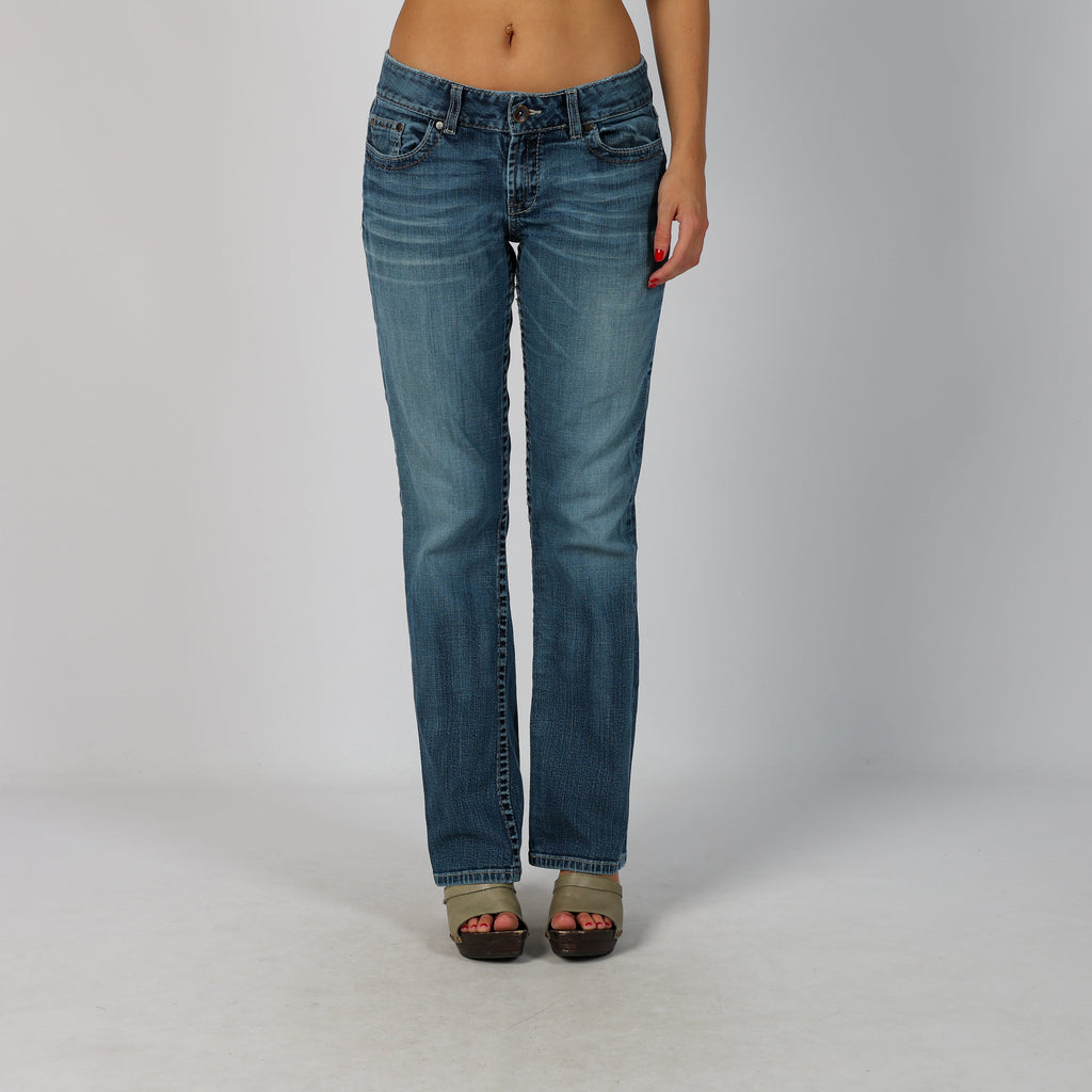 Blue Y2K Bootcut Jeans (S)