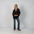 Blue Y2K Bootcut Jeans (S)