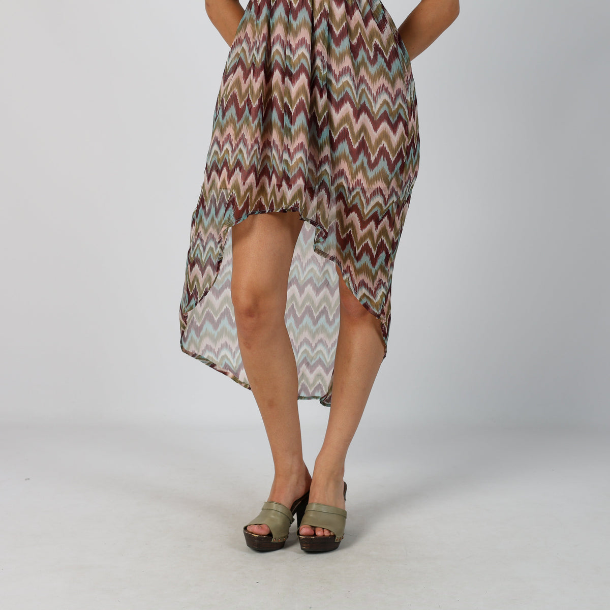 Baby Pink Y2K Woven Maxi Dress (S)