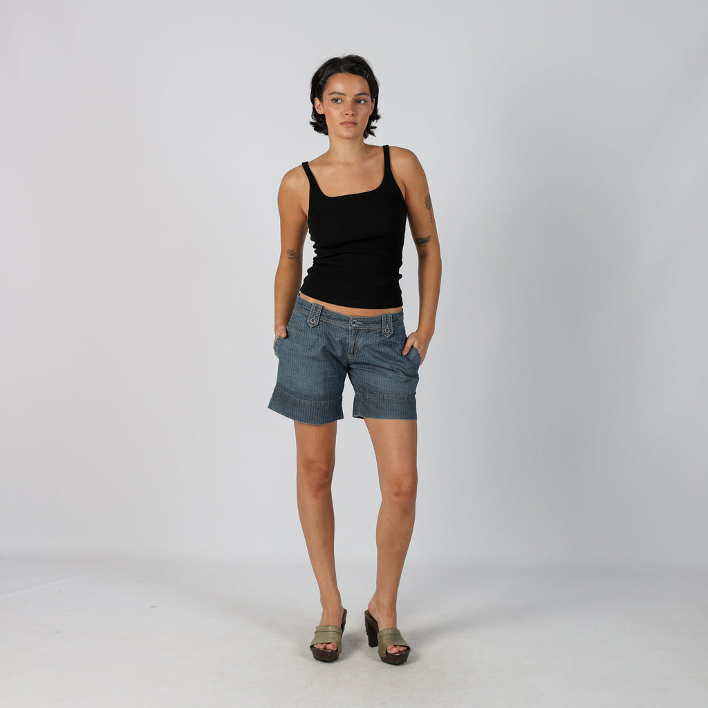 Blue Y2K GAS Denim Shorts (XS)
