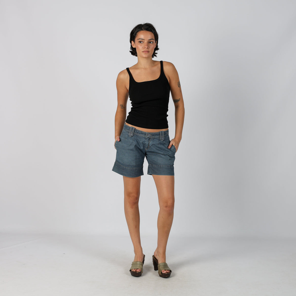 Blue Y2K GAS Denim Shorts (XS)