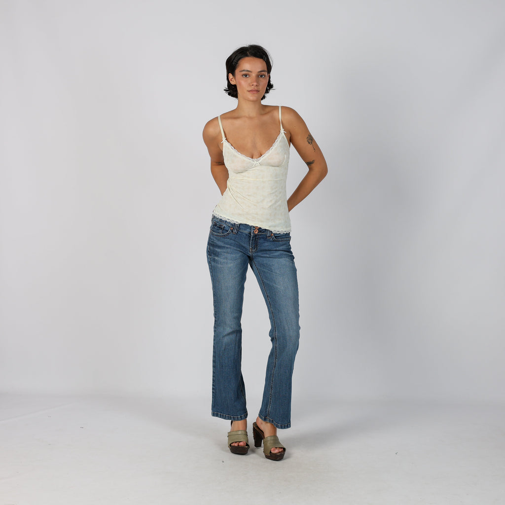 Blue Y2K Bootcut Jeans (S)