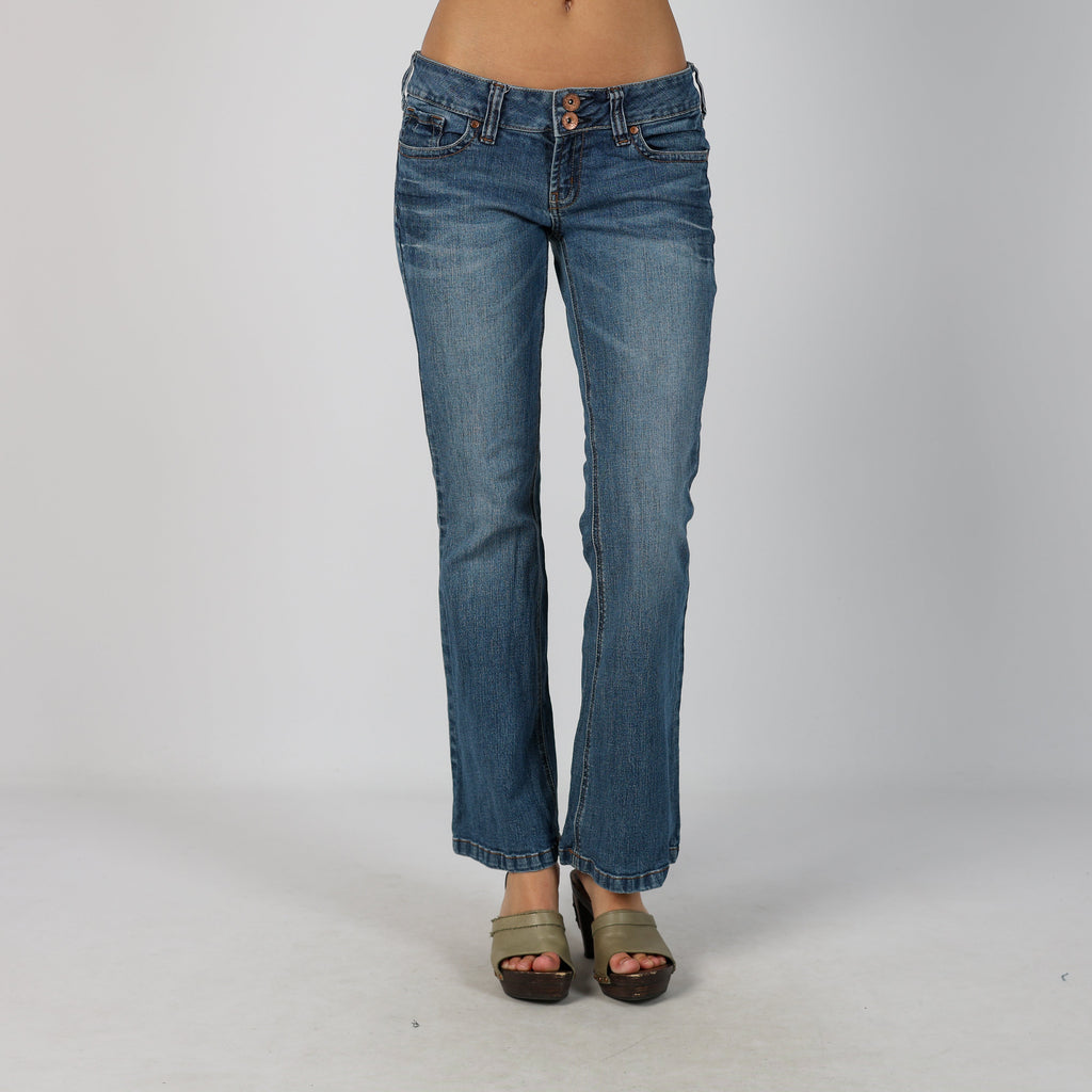 Blue Y2K Bootcut Jeans (S)