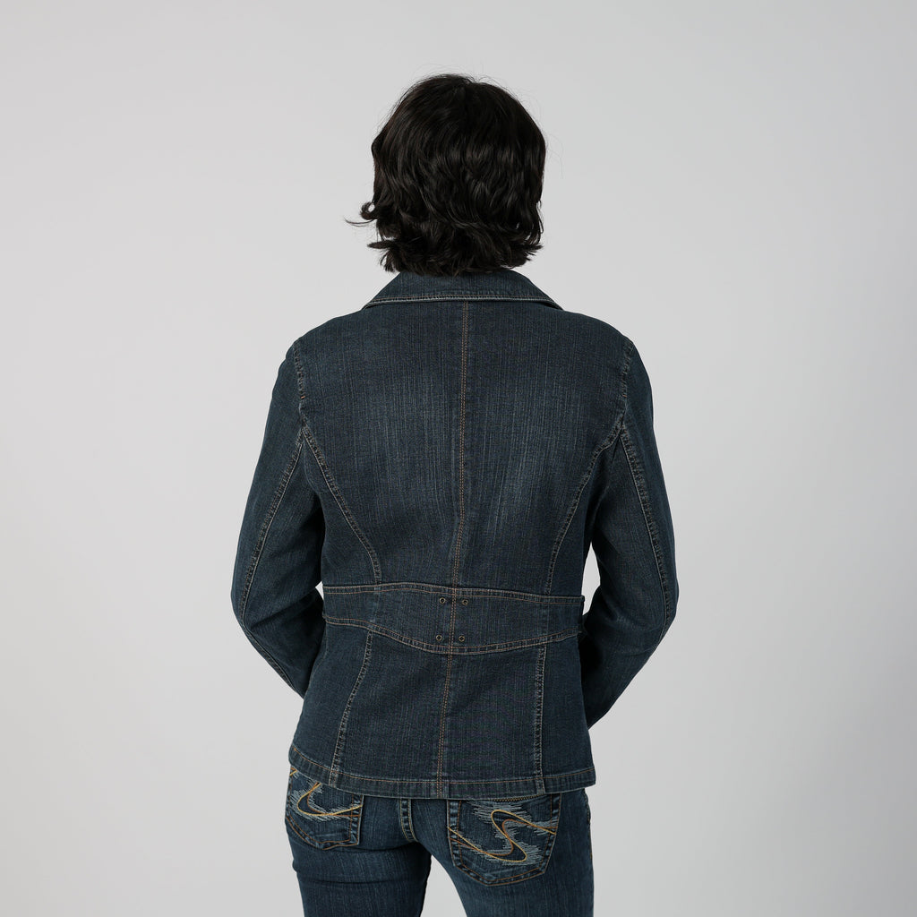 Blue Y2K Denim Jacket (S)