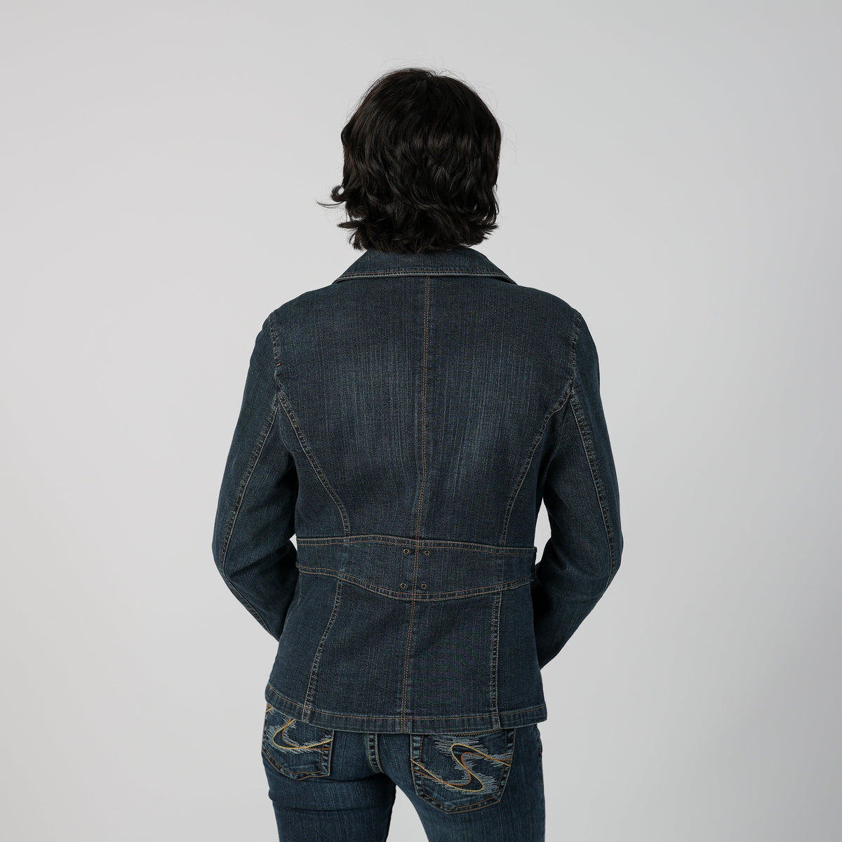 Blue Y2K Denim Jacket (S)