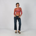 Blue Y2K Lee Bootcut Jeans (S)