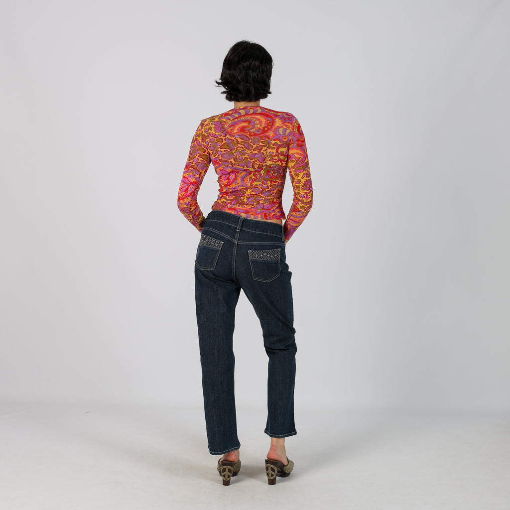 Blue Y2K Lee Bootcut Jeans (S)