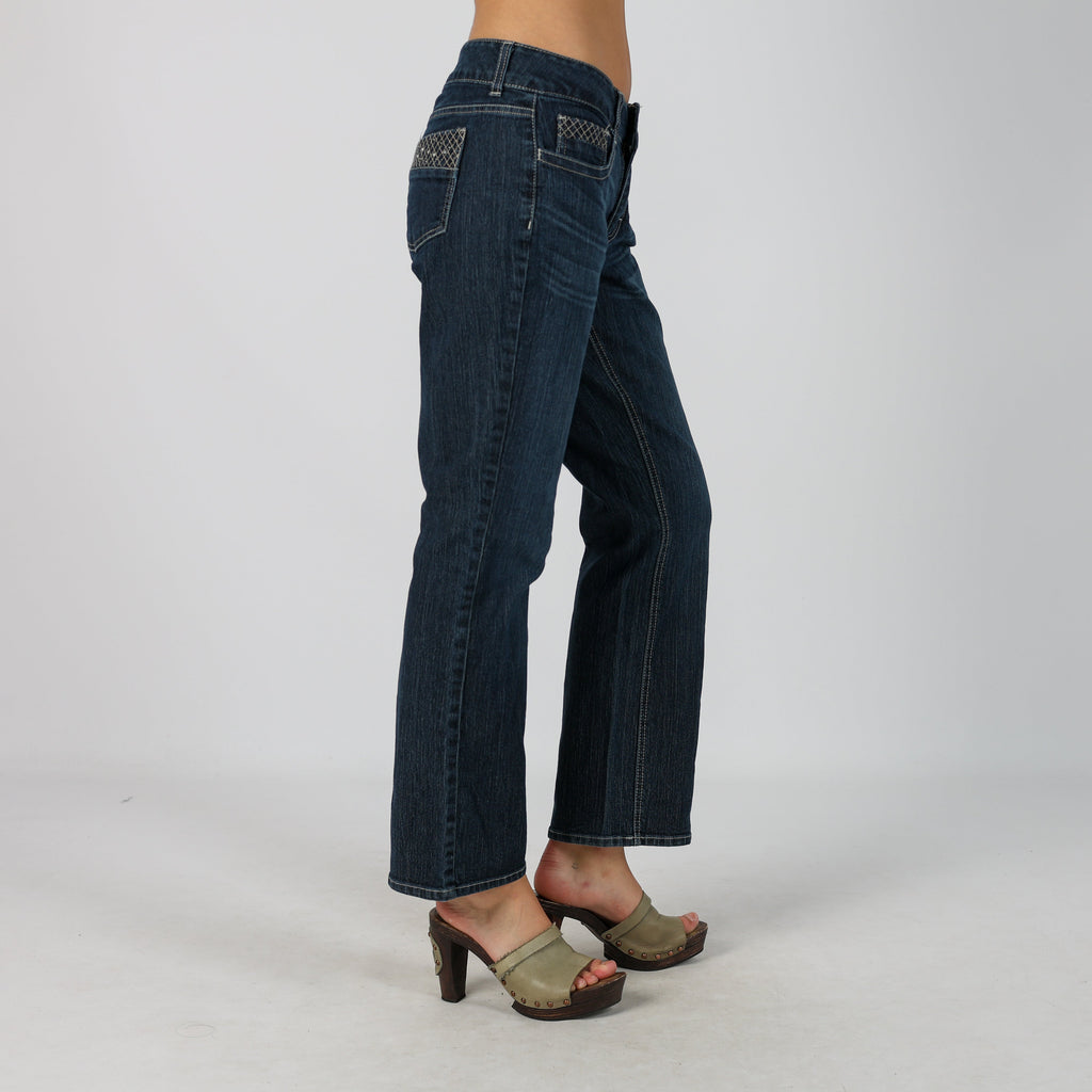 Blue Y2K Lee Bootcut Jeans (S)
