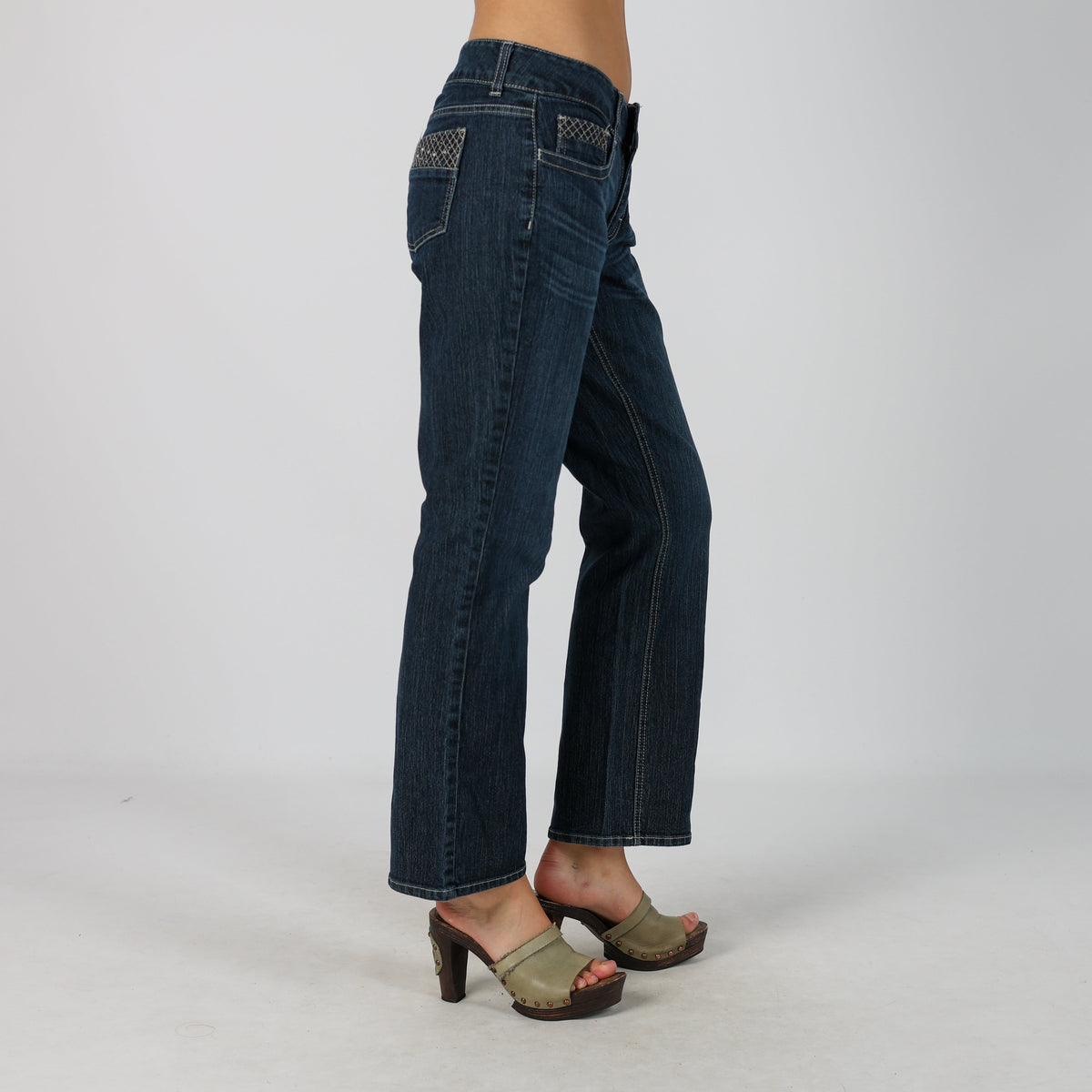 Blue Y2K Lee Bootcut Jeans (S)