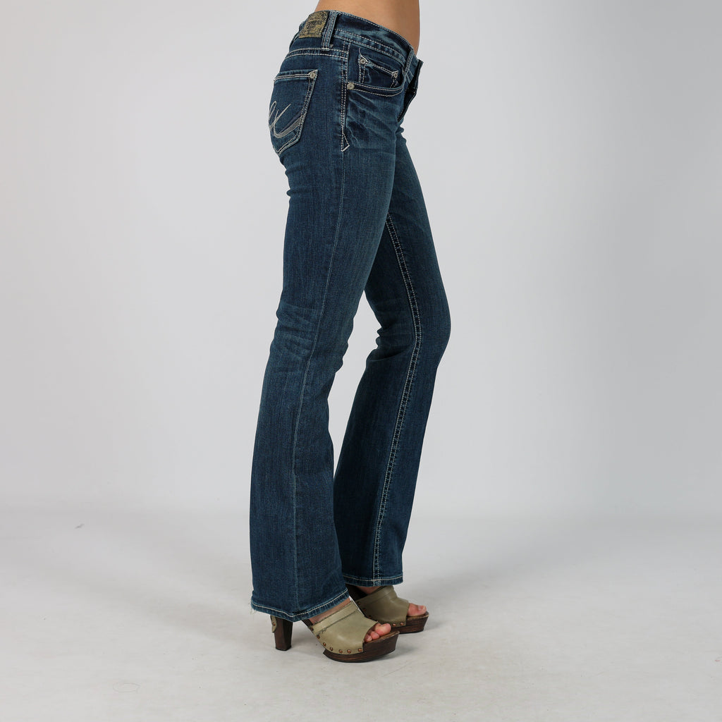 Blue Y2K Straight Jeans (S)