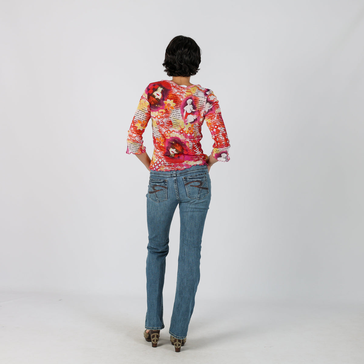 Blue Y2K Straight Jeans (XS)