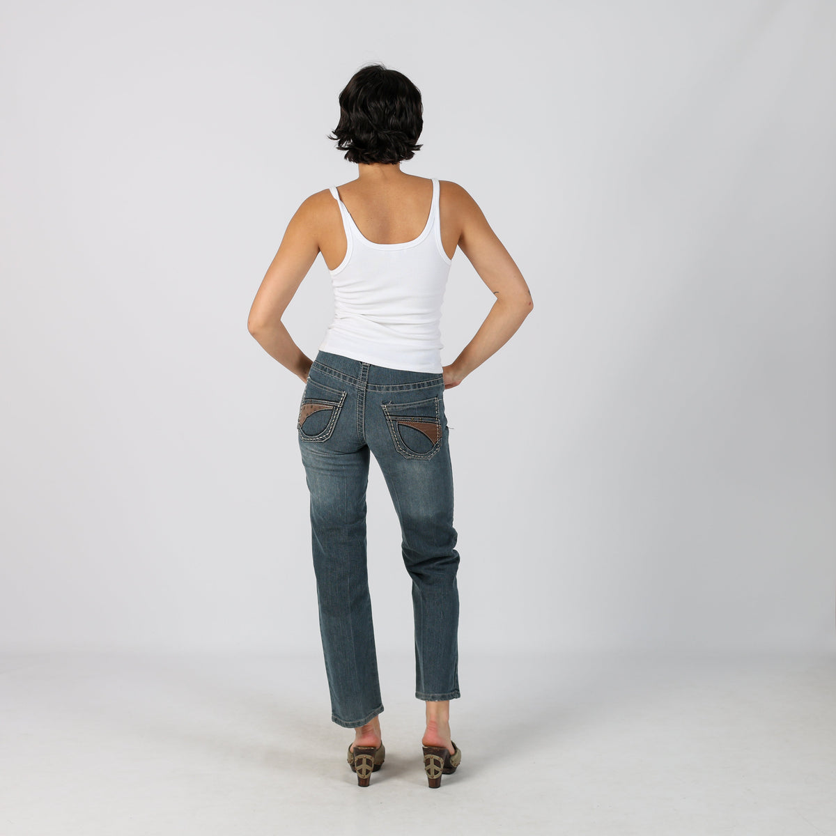 Blue Y2K Bootcut Jeans (XS)