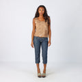 Blue Y2K Meltin' Pot 3/4 Jeans (XS)