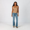 Light Blue Y2K Iceberg Bootcut Jeans (XS)