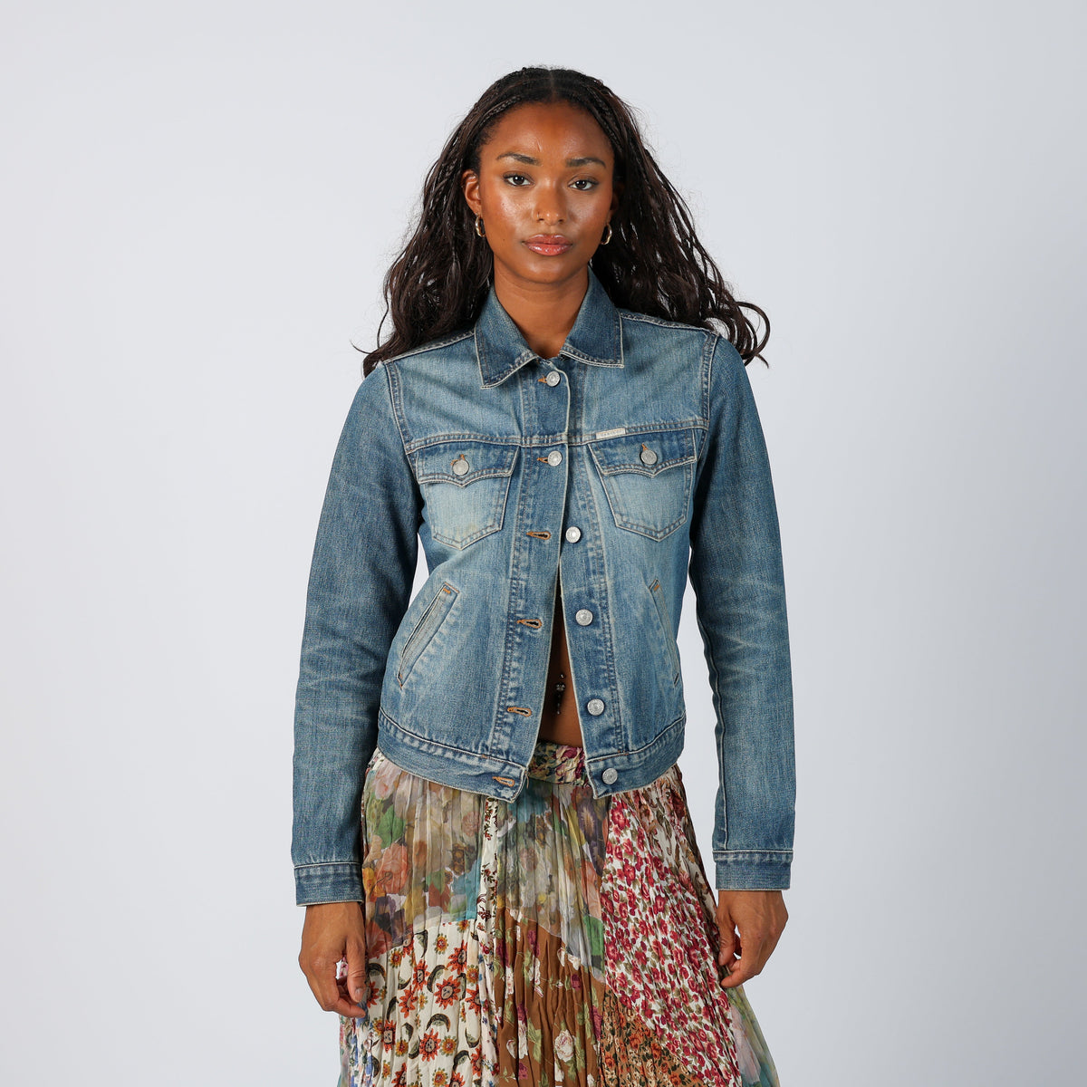 Blue Y2K Casucci Denim Jacket (S)