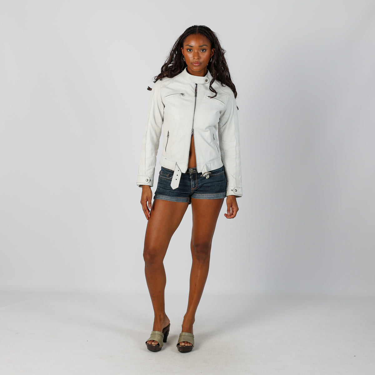 Blue Y2K Denim Shorts (S)