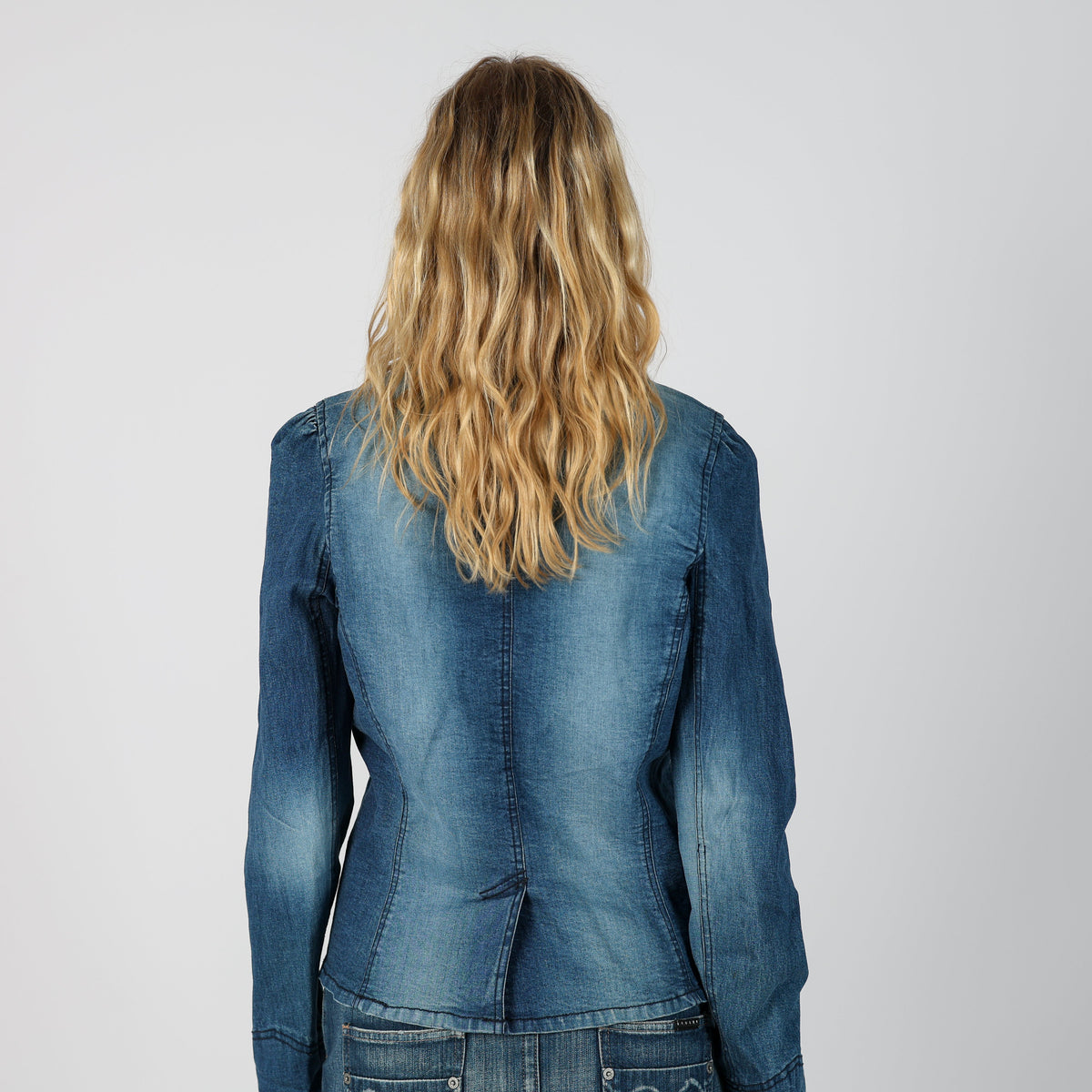 Blue Y2K Denim Jacket (S)