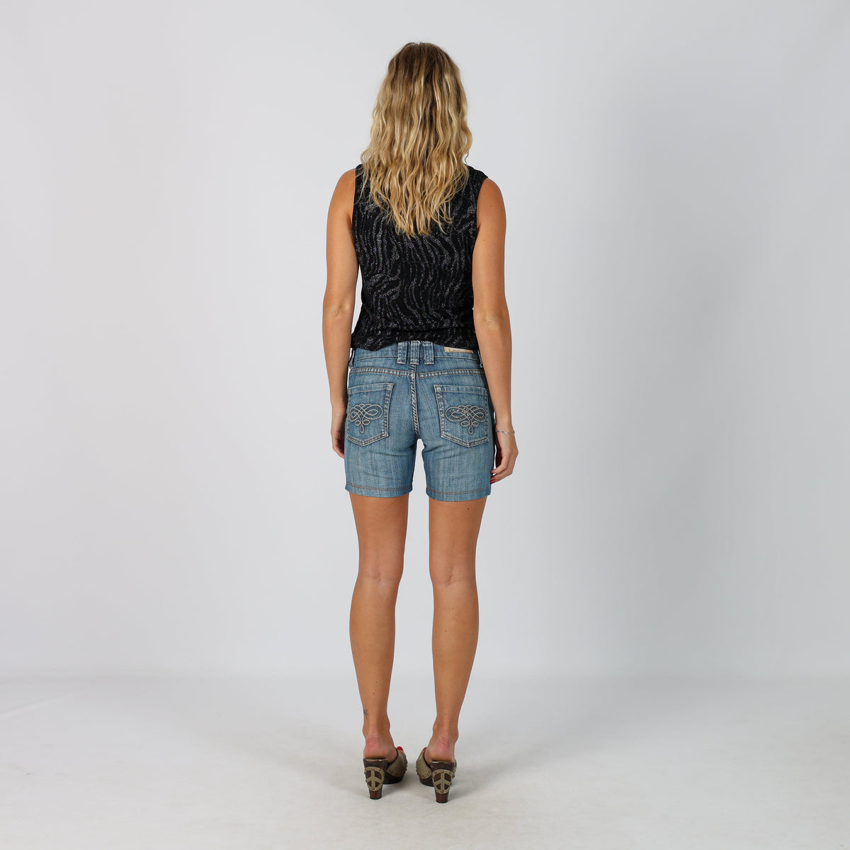 Blue Y2K Denim Shorts (XS)