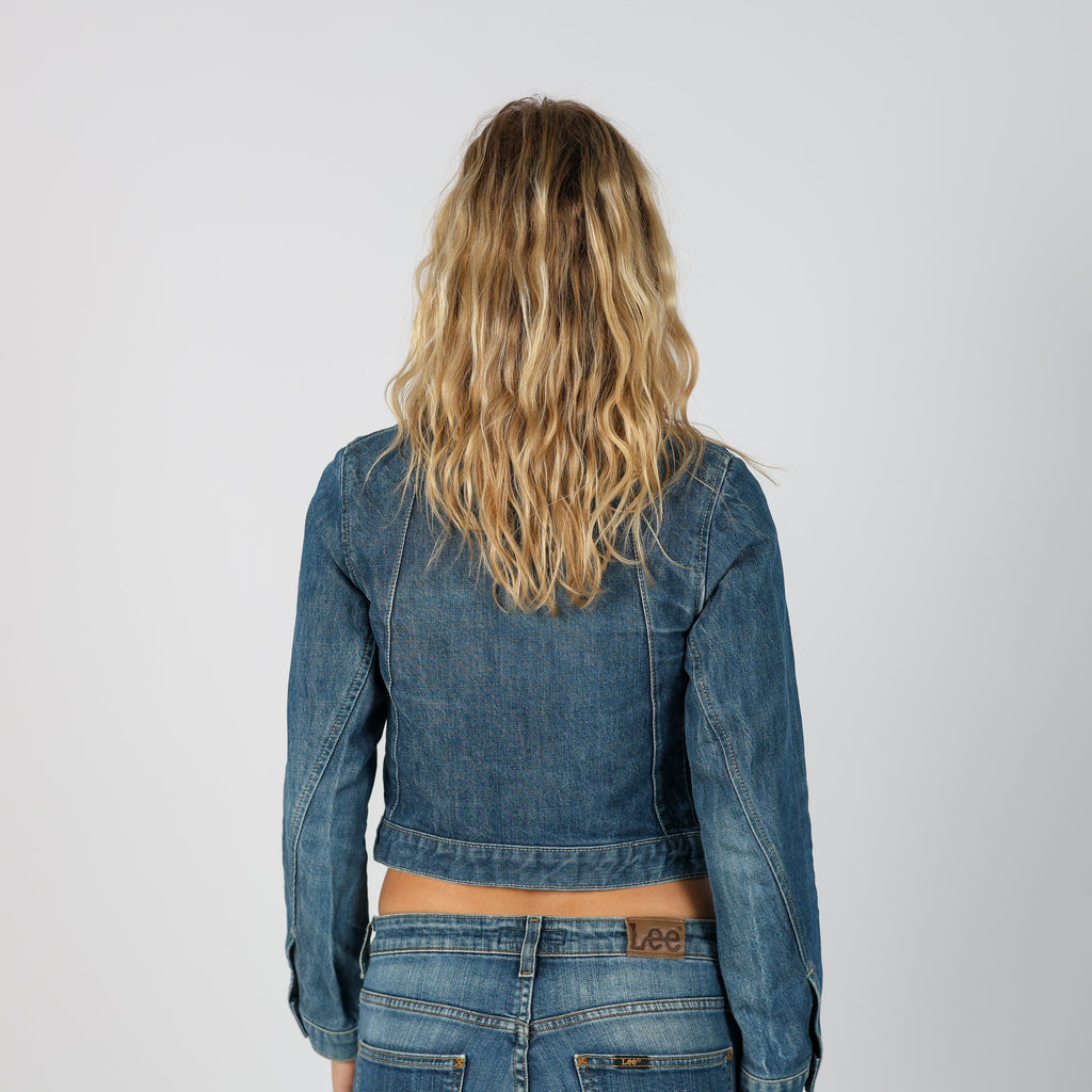 Blue Y2K Levi's Denim Jacket Engineered (XS)