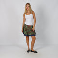 Navy Blue Y2K Woven Mini Skirt (XS)