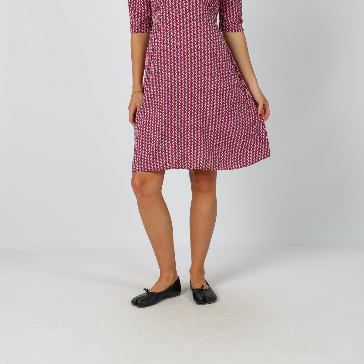 Pink Y2K Woven Midi Dress (S)