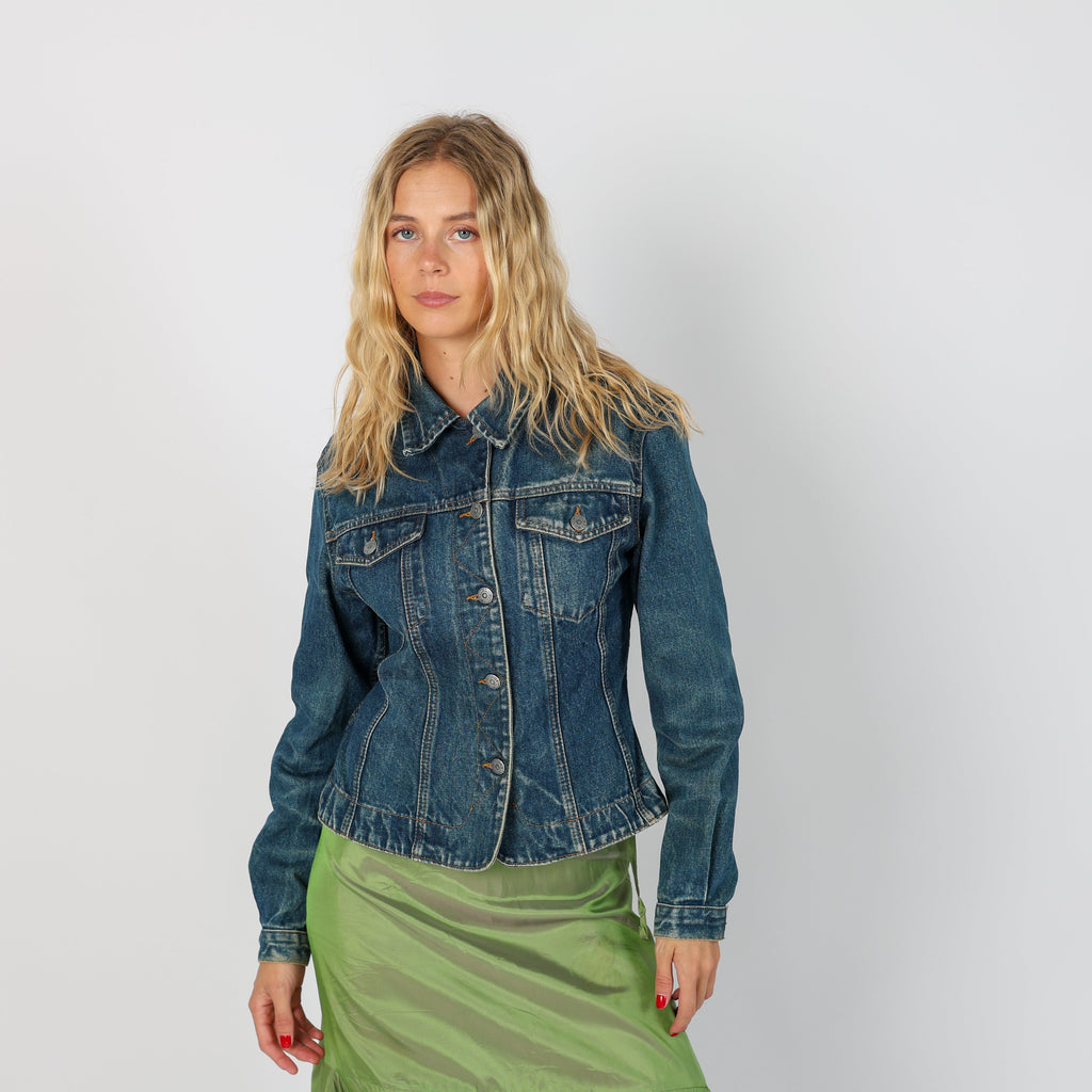 Blue Y2K Denim Jacket (S)