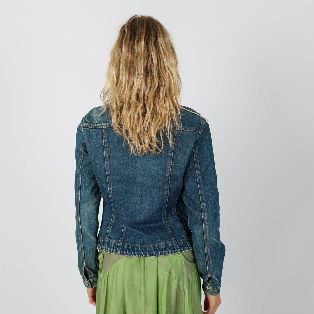 Blue Y2K Denim Jacket (S)