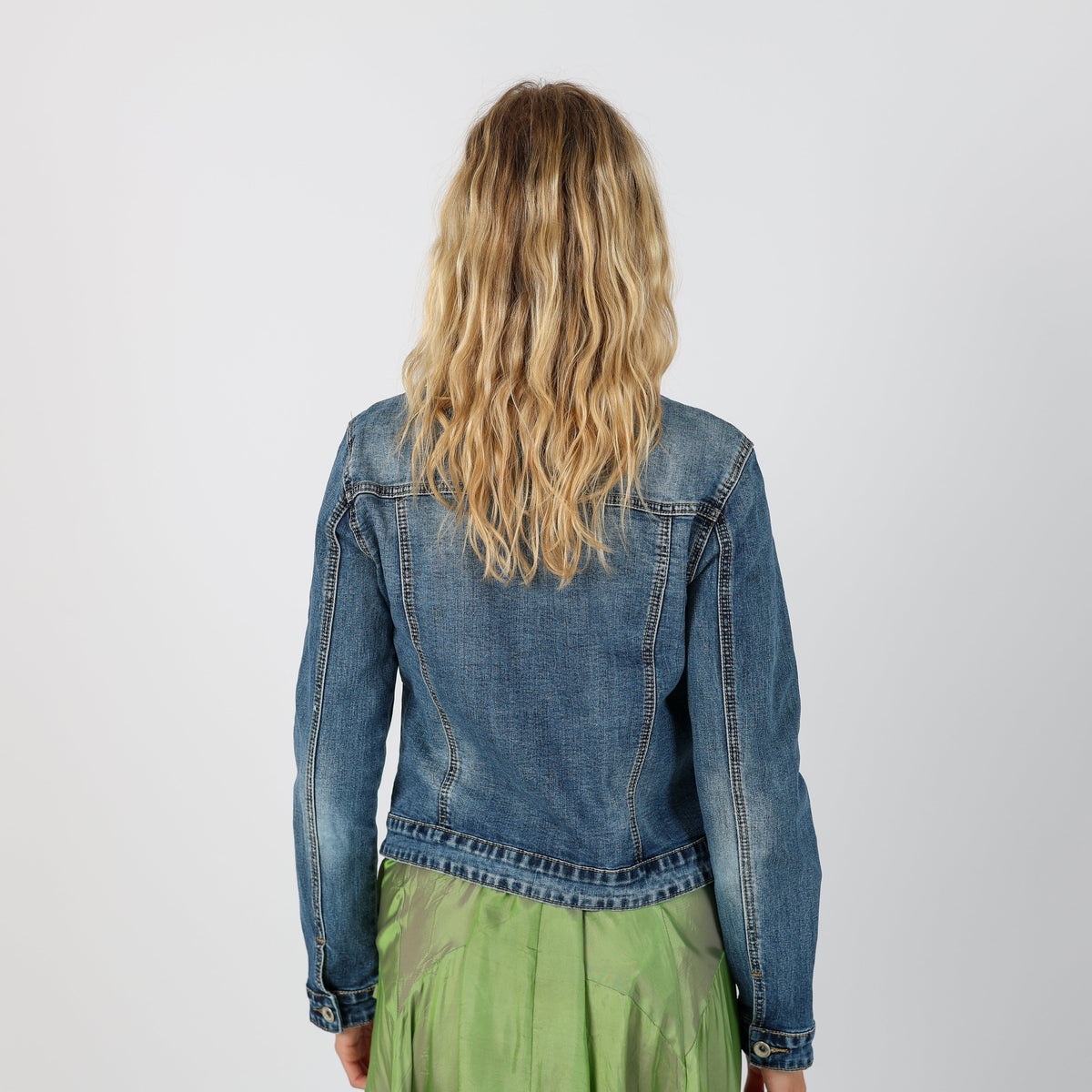 Blue Y2K Denim Jacket (S)