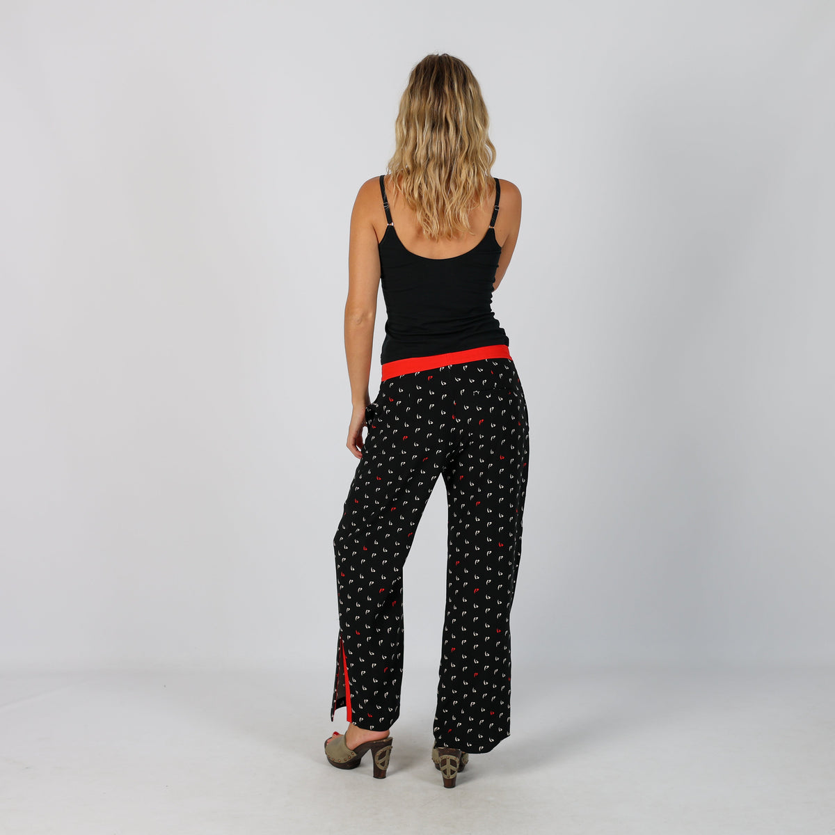 Black Y2K Pinko Woven Trousers (S)