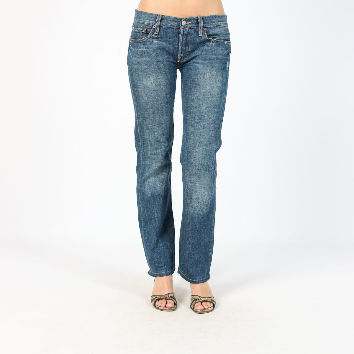 Blue Y2K Levi's Bootcut Jeans (M)