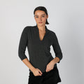 Black Y2K Long Sleeve Top (S)