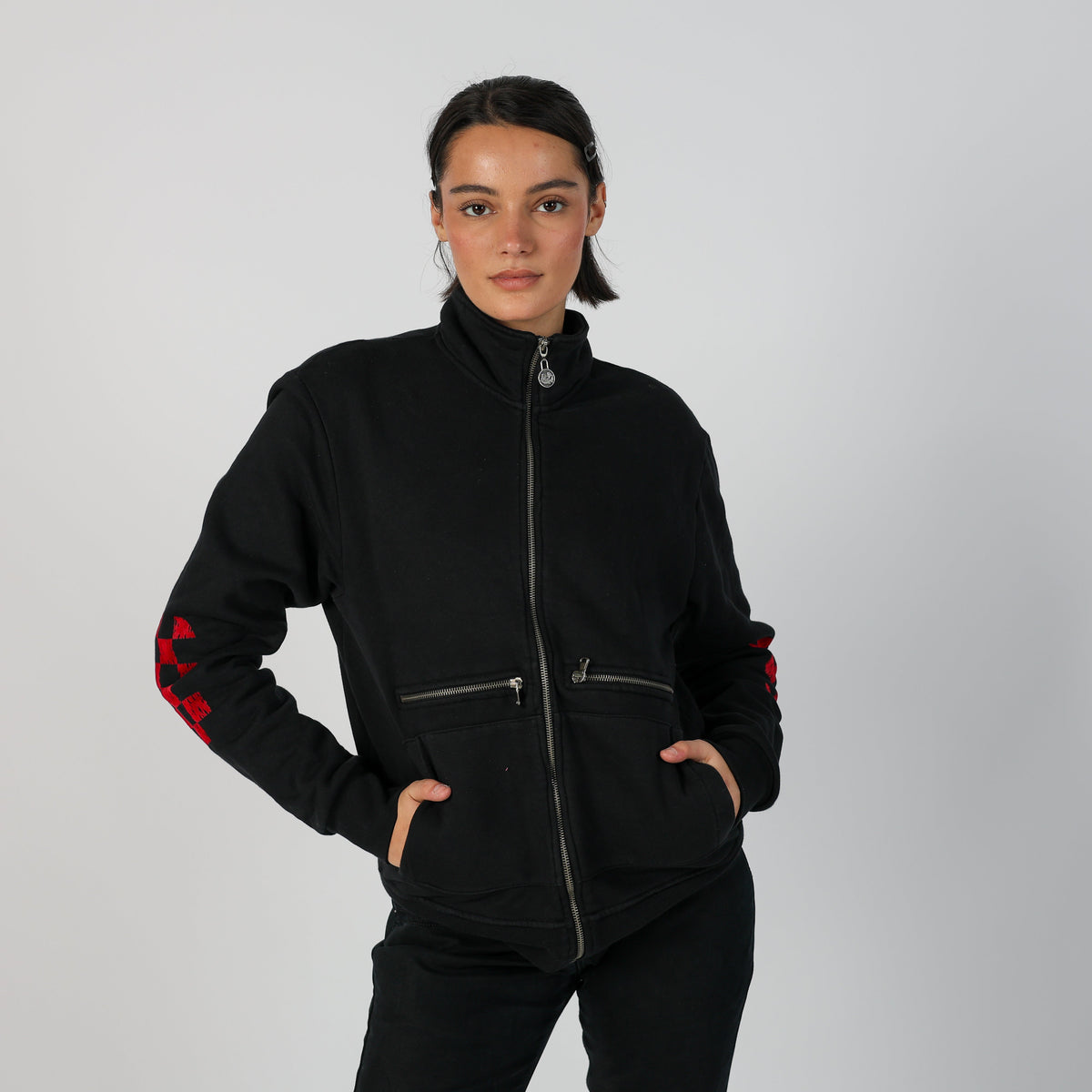 Black Y2K Casual Jacket (S)
