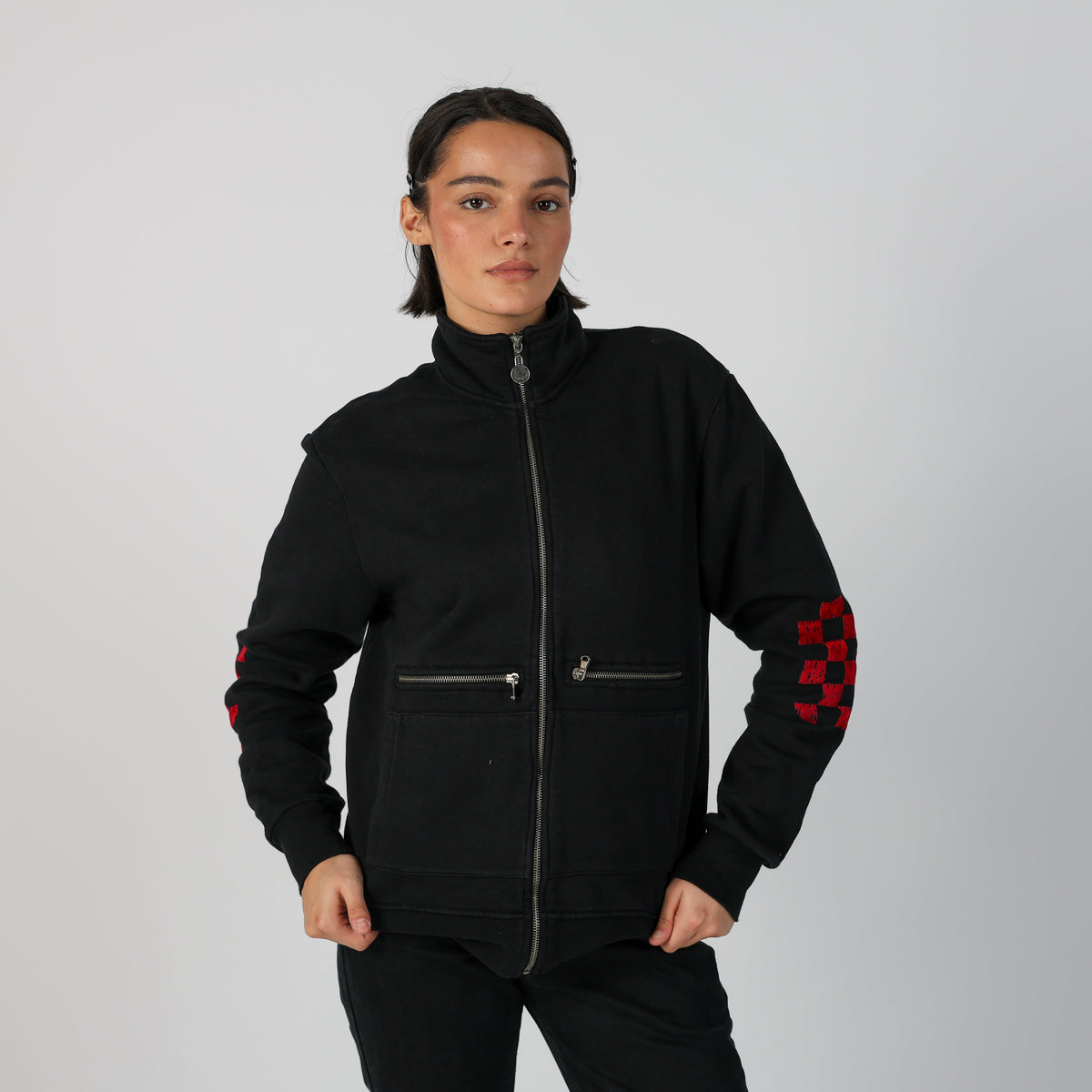 Black Y2K Casual Jacket (S)