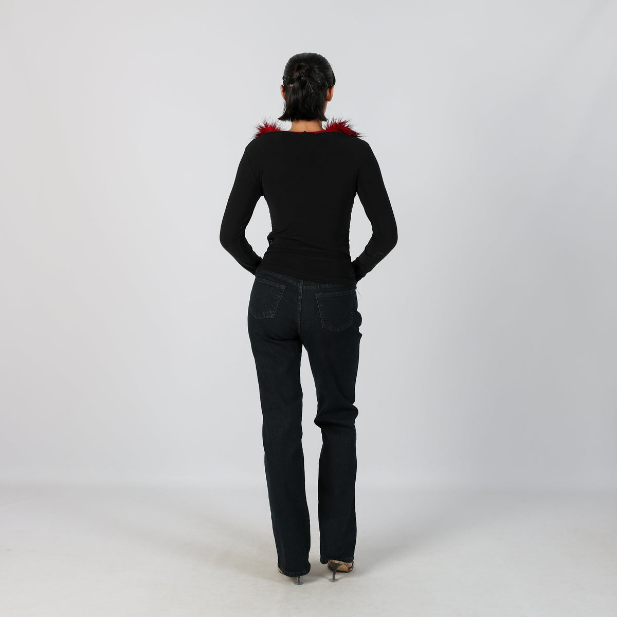 Blue Y2K Bootcut Jeans (XS)