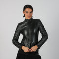 Black Y2K Bata and more Leather Jacket (S)