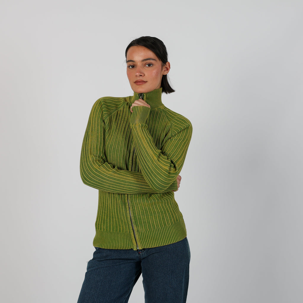 Light Green Y2K Woven Jacket (S)