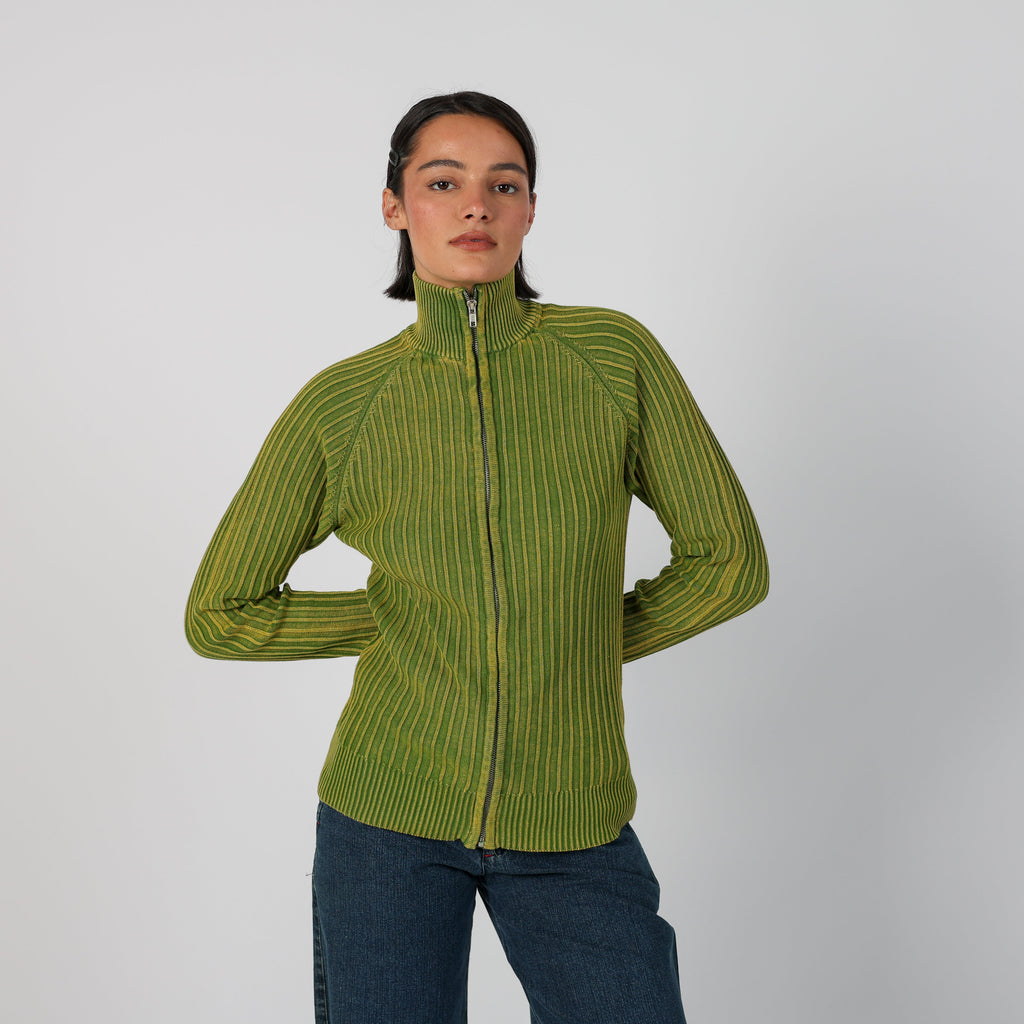 Light Green Y2K Woven Jacket (S)