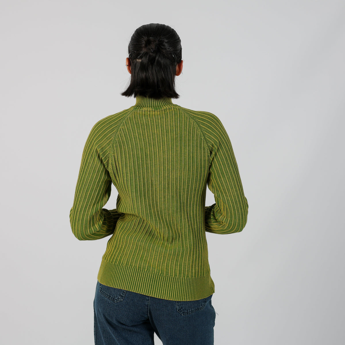 Light Green Y2K Woven Jacket (S)