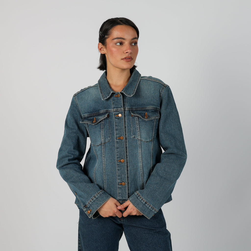 Blue Y2K Yessica Denim Jacket (M)